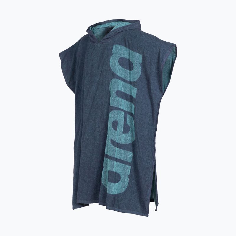 Arena Big Logo Hooded Poncho Navy blue 005624/101 2