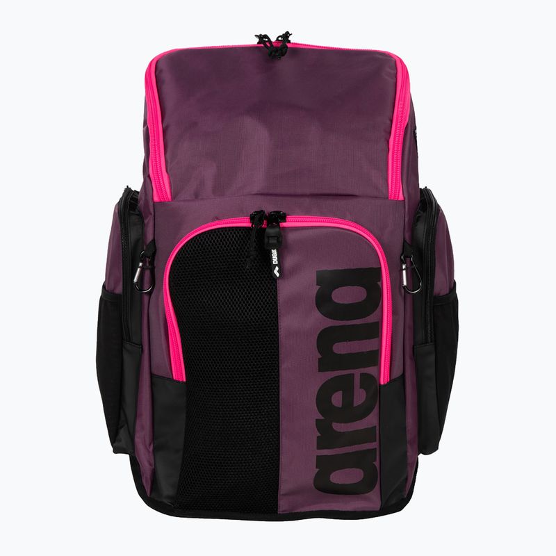 Arena Spiky III backpack 45 l plum/neon pink