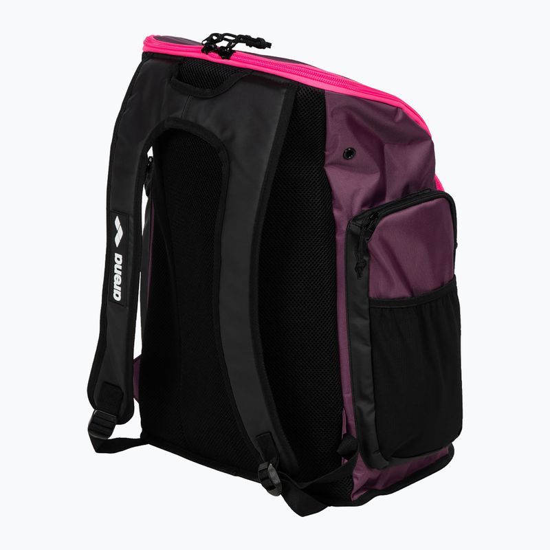 Arena Spiky III backpack 45 l plum/neon pink 4