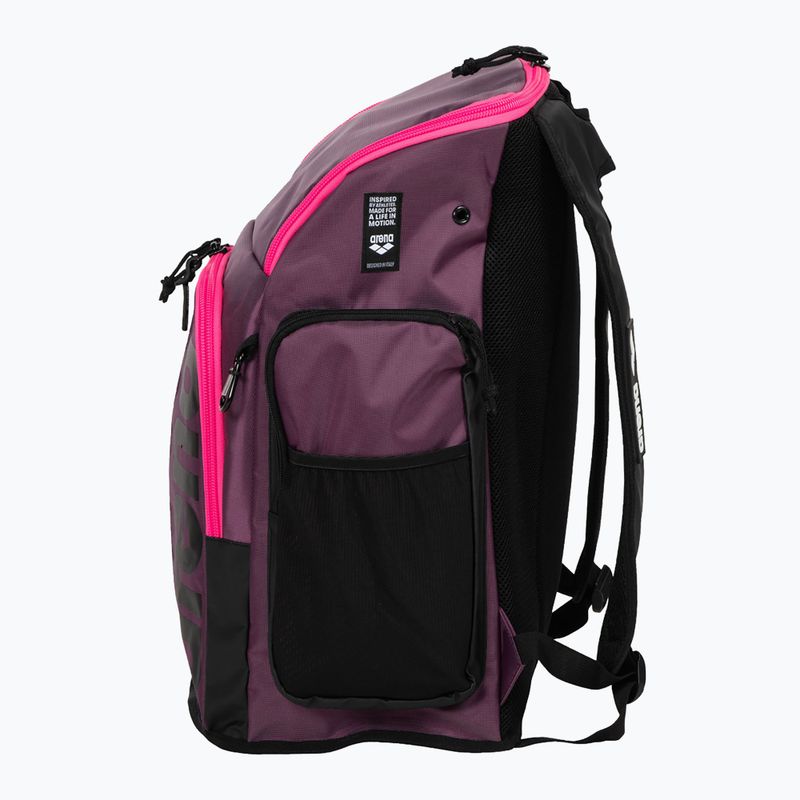 Arena Spiky III backpack 45 l plum/neon pink 8