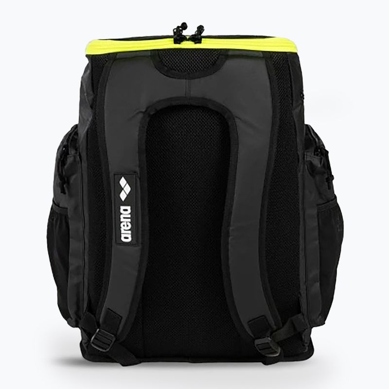 Arena Spiky III backpack 45 l dark smoke/neon yellow 2