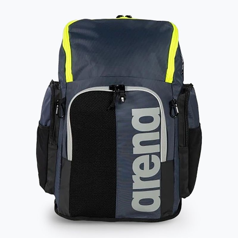 Arena Spiky III backpack 45 l navy / neon / yellow