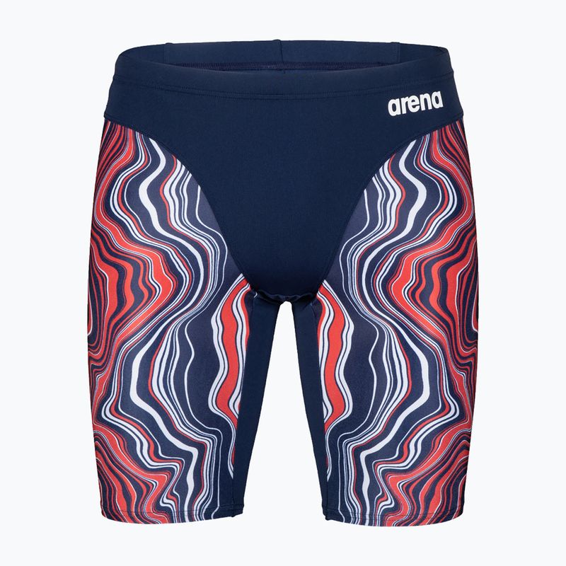 Men's arena Swim Jammer Marbled navy blue 005785/740 4
