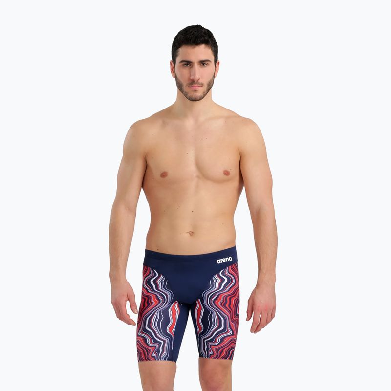Men's arena Swim Jammer Marbled navy blue 005785/740 6