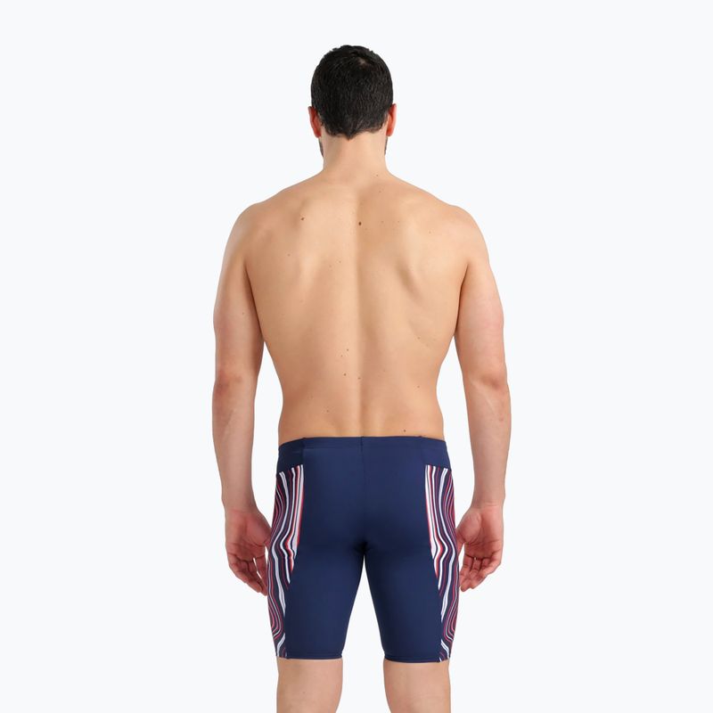 Men's arena Swim Jammer Marbled navy blue 005785/740 7