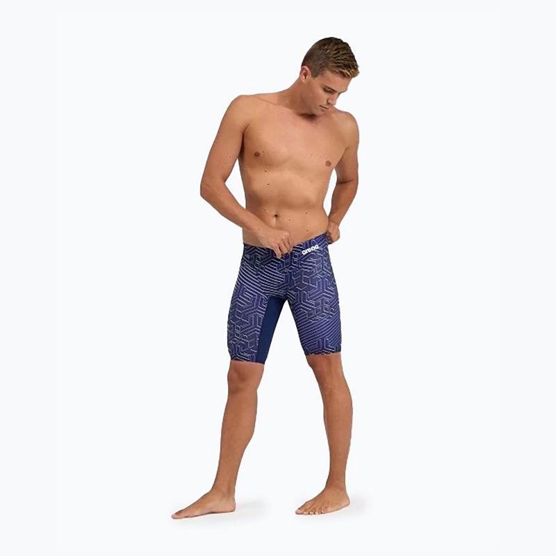 Men's arena Kikko Pro Swim Jammer navy/navy multi 5