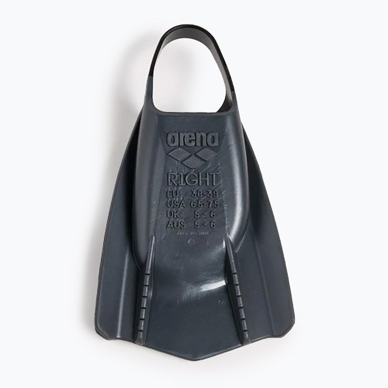 Men's swimming fins arena Powerfin Pro II black 2
