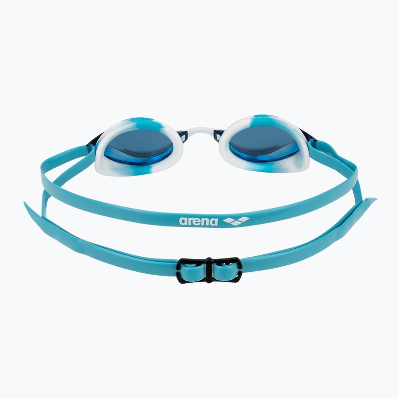 Swim goggles arena Python Mirror blue mirror/white/sky 4