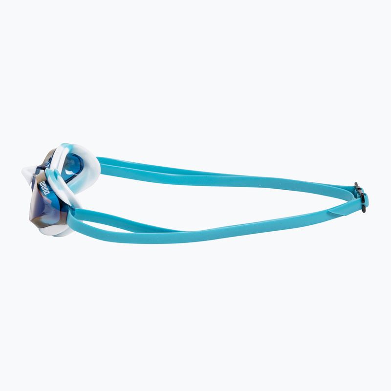 Swim goggles arena Python Mirror blue mirror/white/sky 4