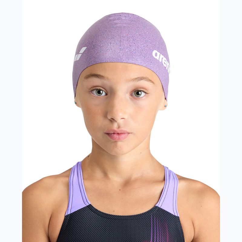 Children's swim cap arena Silicone Cap Jr pink multi 2