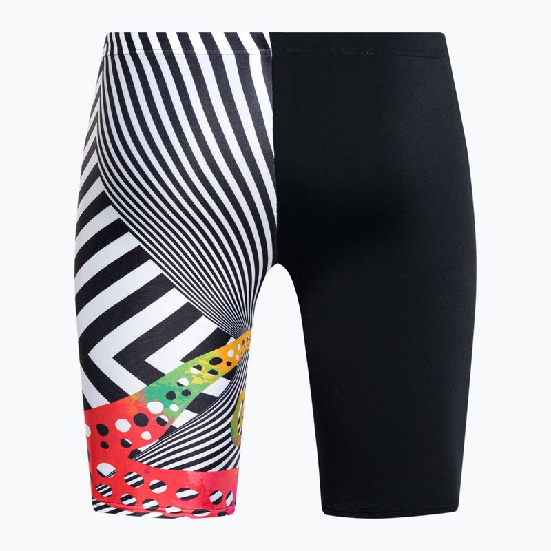 Men's Arena Crazy Octopus Jammer swimwear black and white 006379 2
