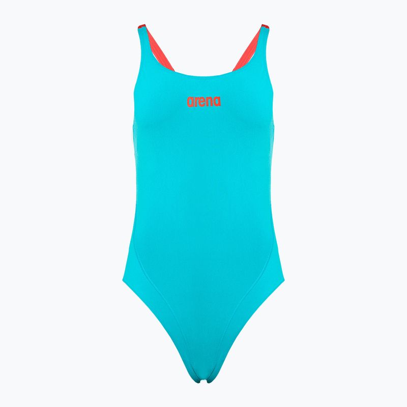 Women's one-piece swimsuit arena Team Swim Tech Solid blue 004763/840