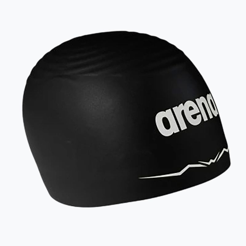 Arena Aquaforce Wave black /white swimming cap 3