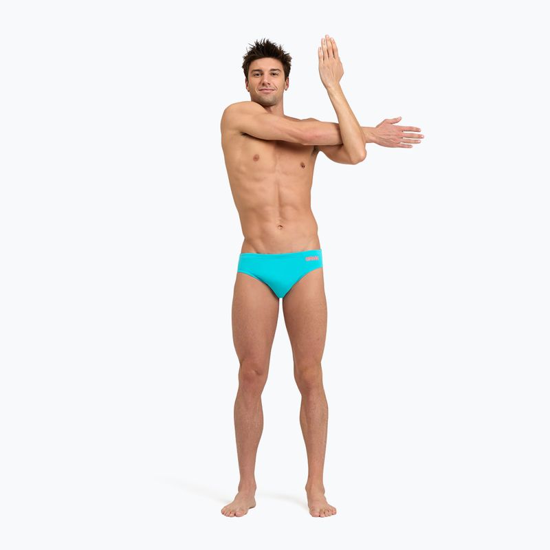 Men's arena Team Swim Briefs Solid blue/orange 004773/840 4