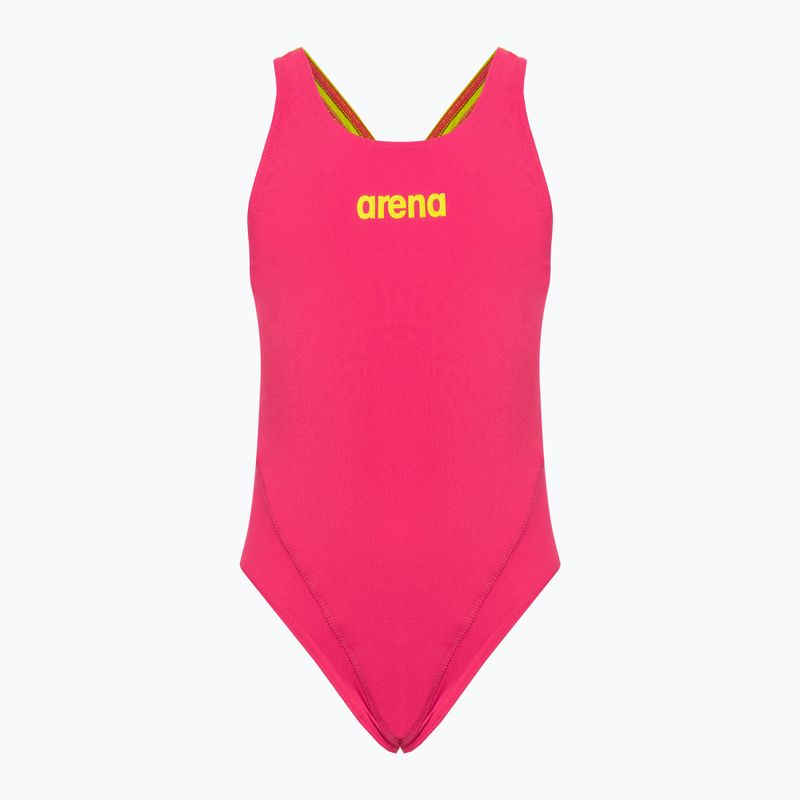 Children's one-piece swimsuit arena Team Swim Tech Solid red 004764/960