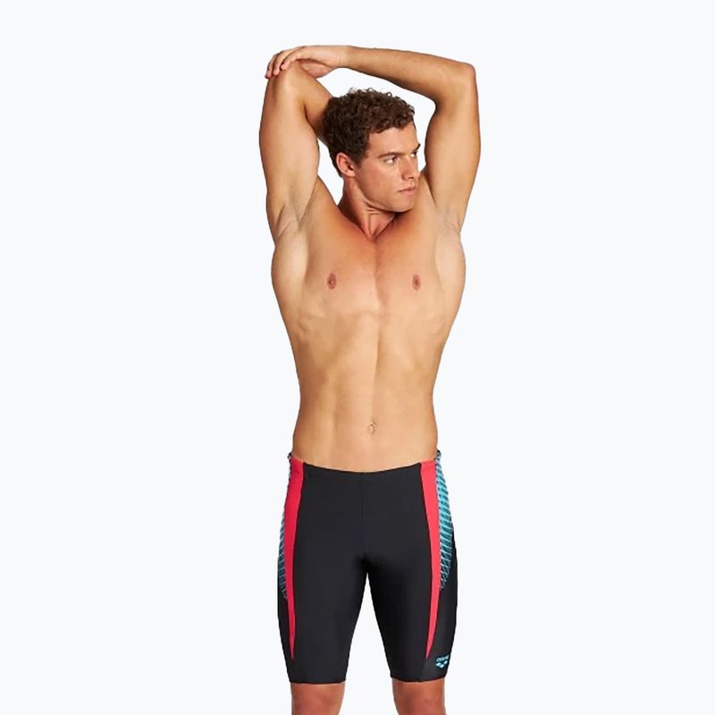Men's arena Threefold Jammer R black/black/anguria swimwear 6