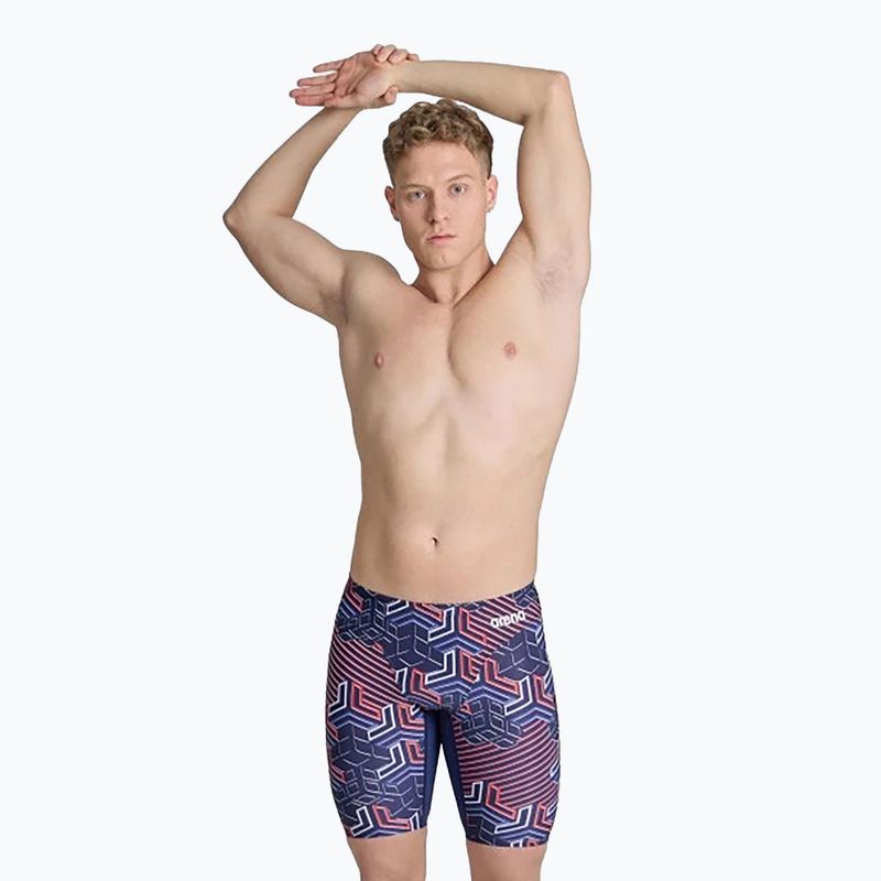 Men's arena Kikko Pro Swim Jammer navy/team redwhiteblue 5