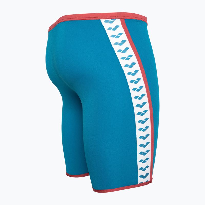 Men's arena Swim Solid Jammer blue cosmo/astro red 7