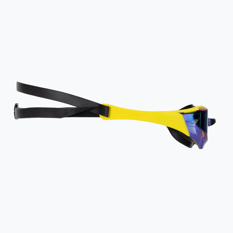Arena swimming goggles Cobra Edge Swipe MR emerald / yellow / black 3