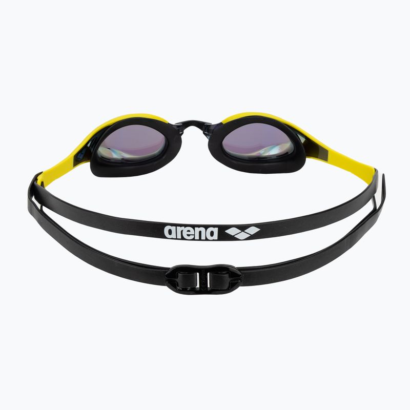 Arena swimming goggles Cobra Edge Swipe MR emerald / yellow / black 4