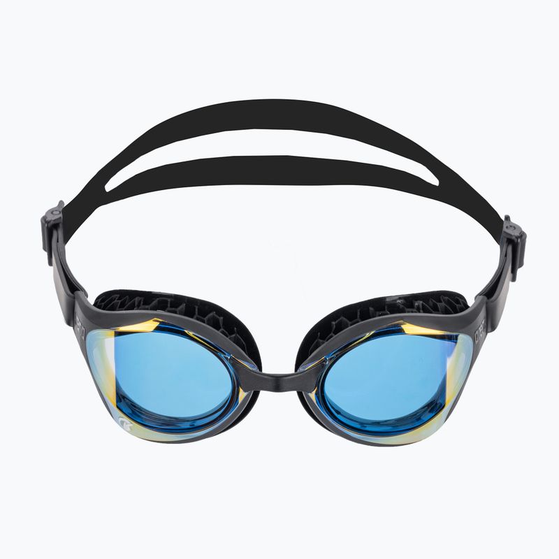 Arena swim goggles Air-Bold Swipe Mirror aqua/dark grey 2