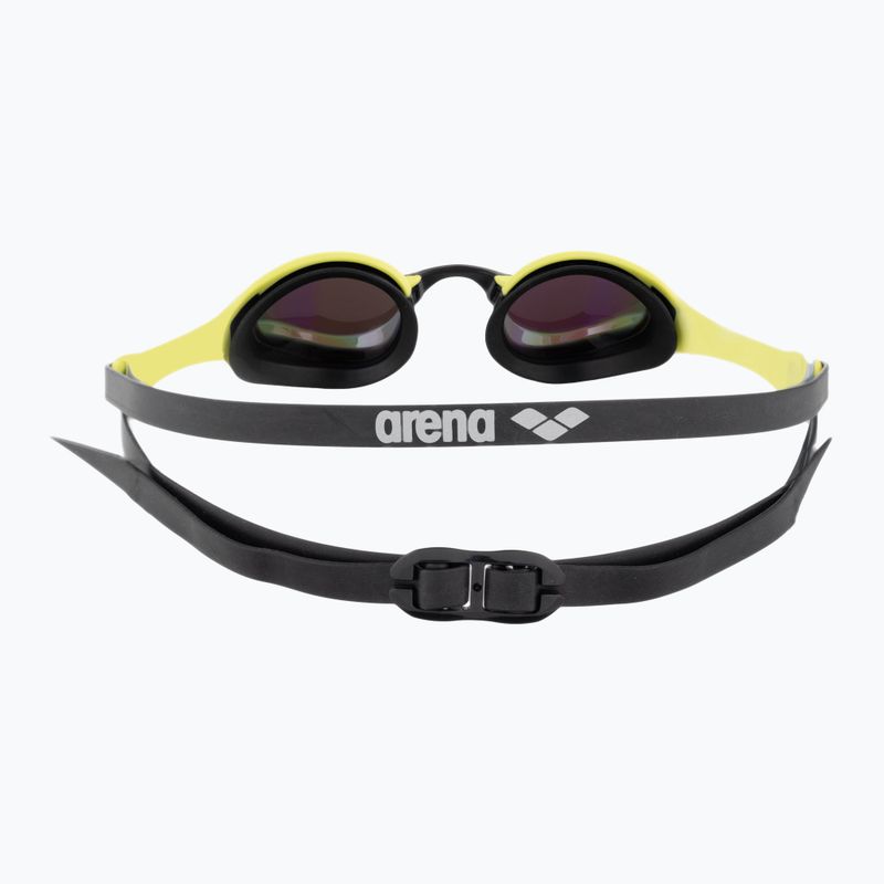 Arena swim goggles Cobra Ultra Swipe Mirror emerald/cyber lime 4