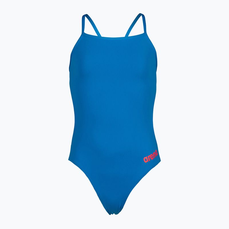 Arena Team Challenge Solid blue river children's one-piece swimsuit