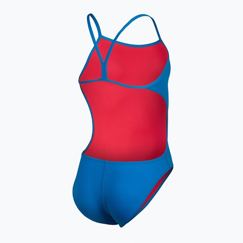 Arena Team Challenge Solid blue river children's one-piece swimsuit 4