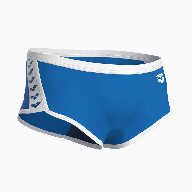 Men's arena Icons Swim Low Waist Short Solid royal/white swim briefs 4