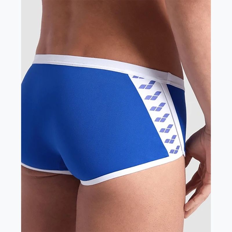 Men's arena Icons Swim Low Waist Short Solid royal/white swim briefs 9