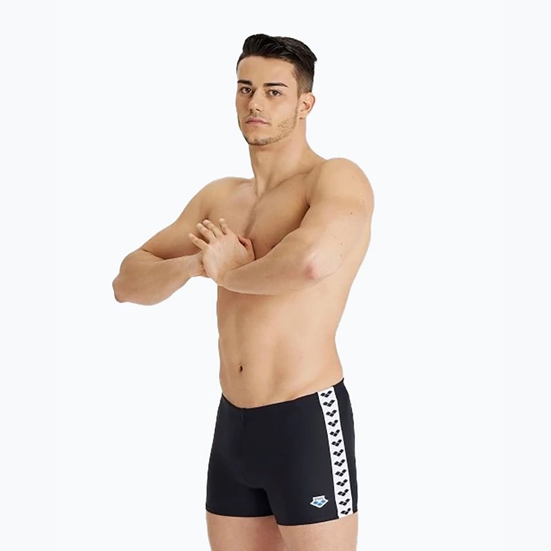 Arena Icons Swim Short Solid black/white swim boxers 4