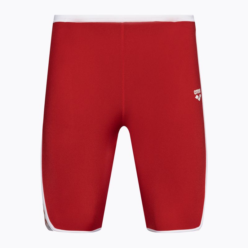 Men's arena Icons Swim Jammer Solid red/white