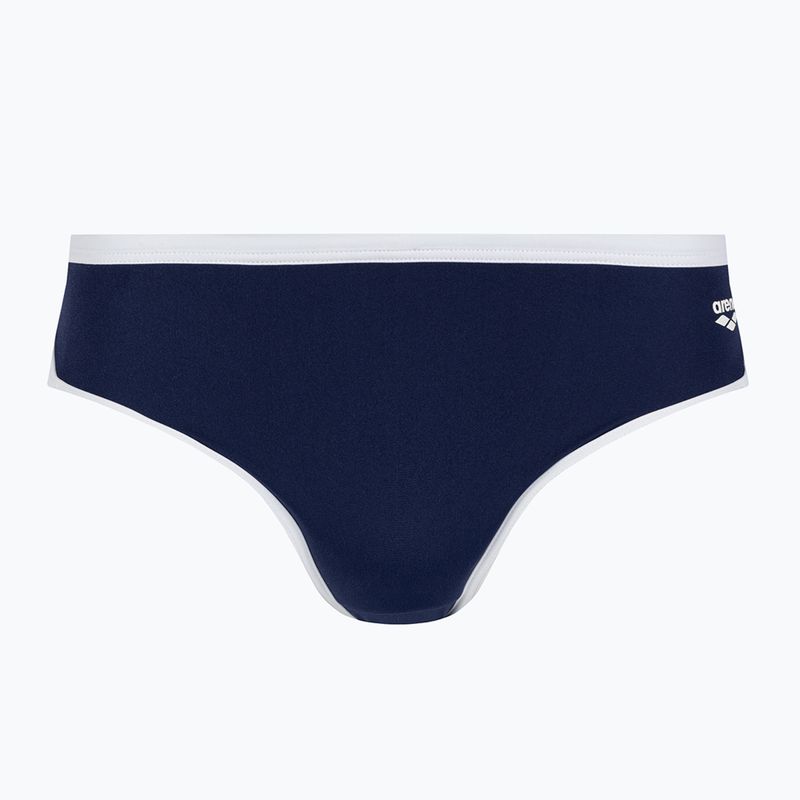 Men's arena Icons Swim Low Waist Short Solid navy/white swim briefs