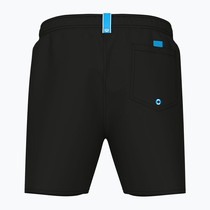 Men's swim shorts arena Fundamentals Boxer R black/white 2