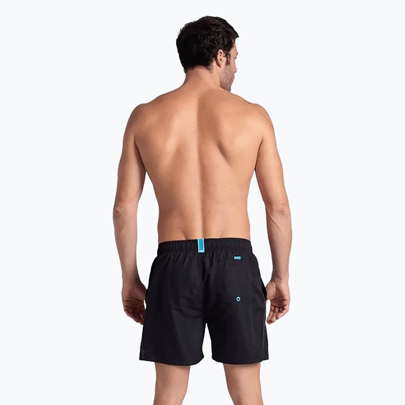 Men's swim shorts arena Fundamentals Boxer R black/white 7