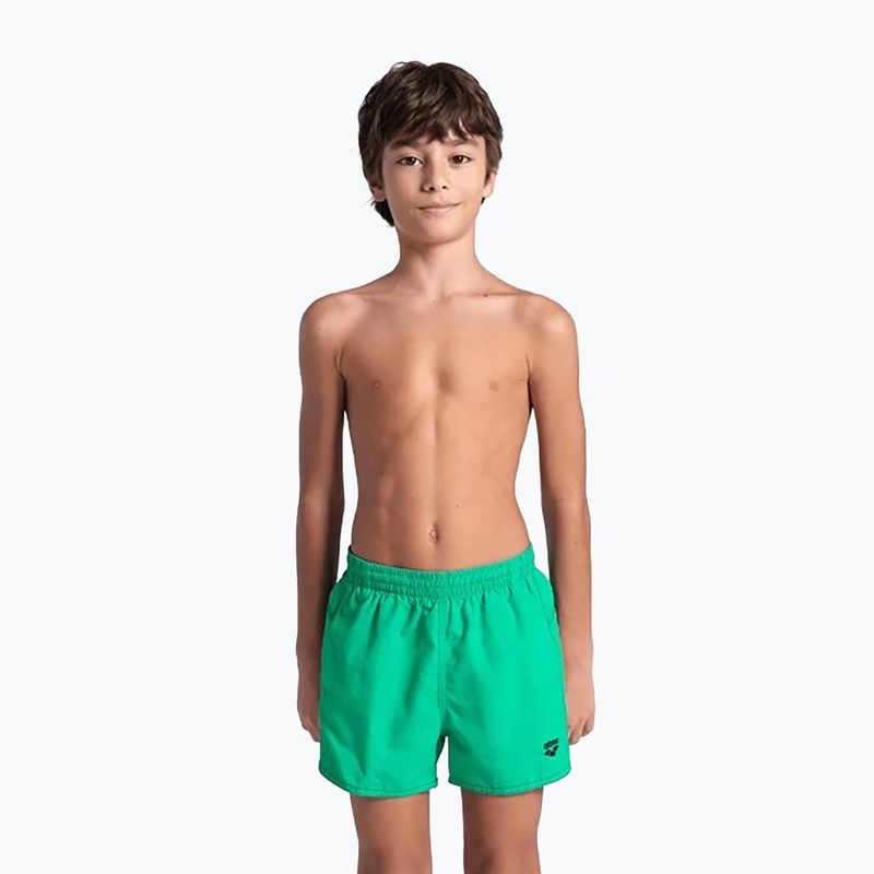 Children's swimming shorts arena Bywayx Youth R green quartz/navy 5