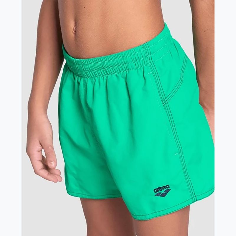 Children's swimming shorts arena Bywayx Youth R green quartz/navy 8