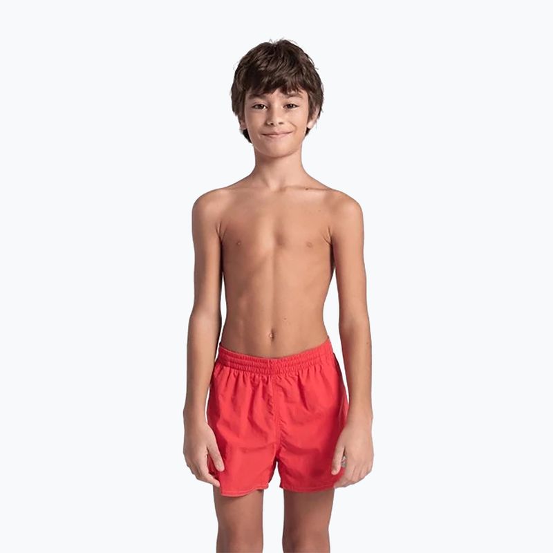 Children's arena swim shorts Bywayx Youth R fluo red/water 5