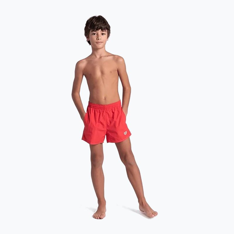 Children's arena swim shorts Bywayx Youth R fluo red/water 6