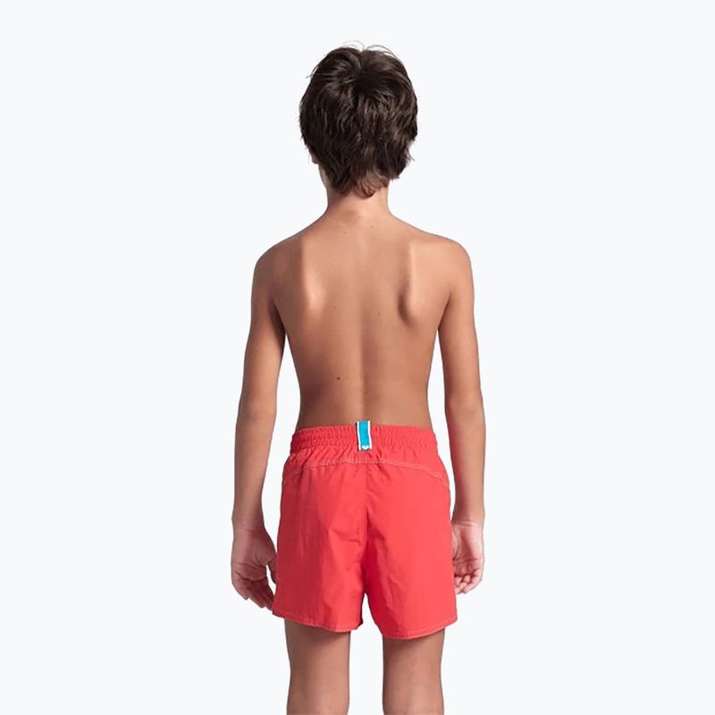 Children's arena swim shorts Bywayx Youth R fluo red/water 7