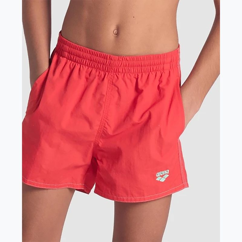 Children's arena swim shorts Bywayx Youth R fluo red/water 8