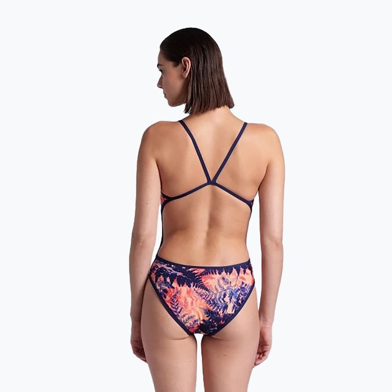 Women's one-piece swimsuit arena Reversible Swimsuit Challenge Back navy/multi 11