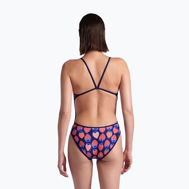 Women's one-piece swimsuit arena Reversible Swimsuit Challenge Back navy/multi 12