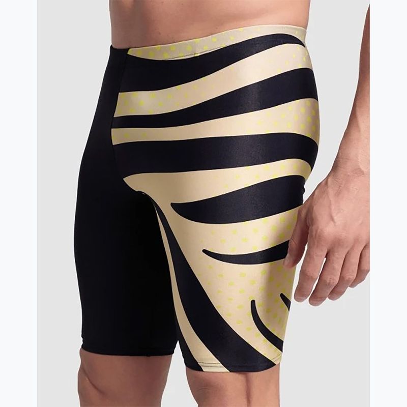 Men's arena Multi Stripes Swim Jammer black/white multi 8