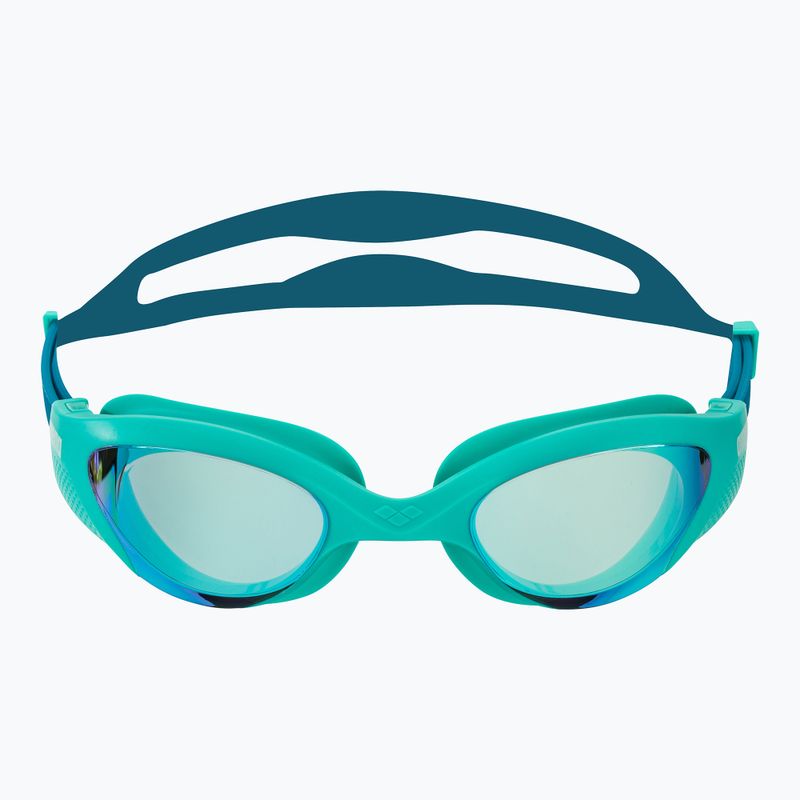 Arena The One Mirror blue/water/blue cosmo swim goggles 2