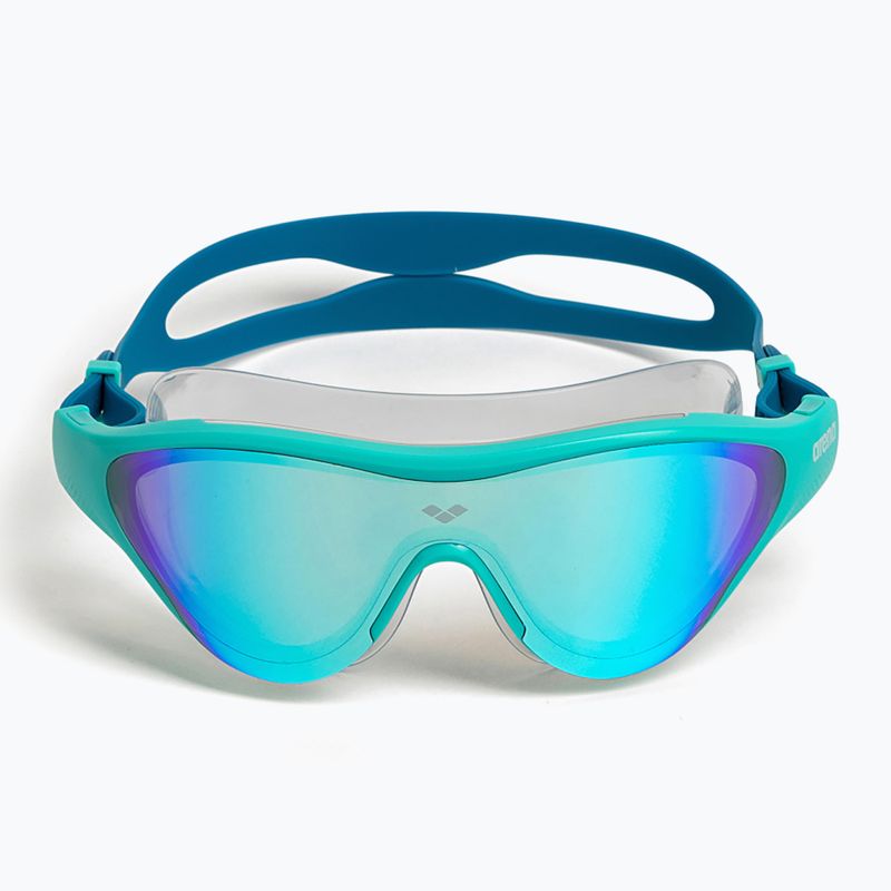 Arena The One Mirror blue/water/blue cosmo swim mask 3