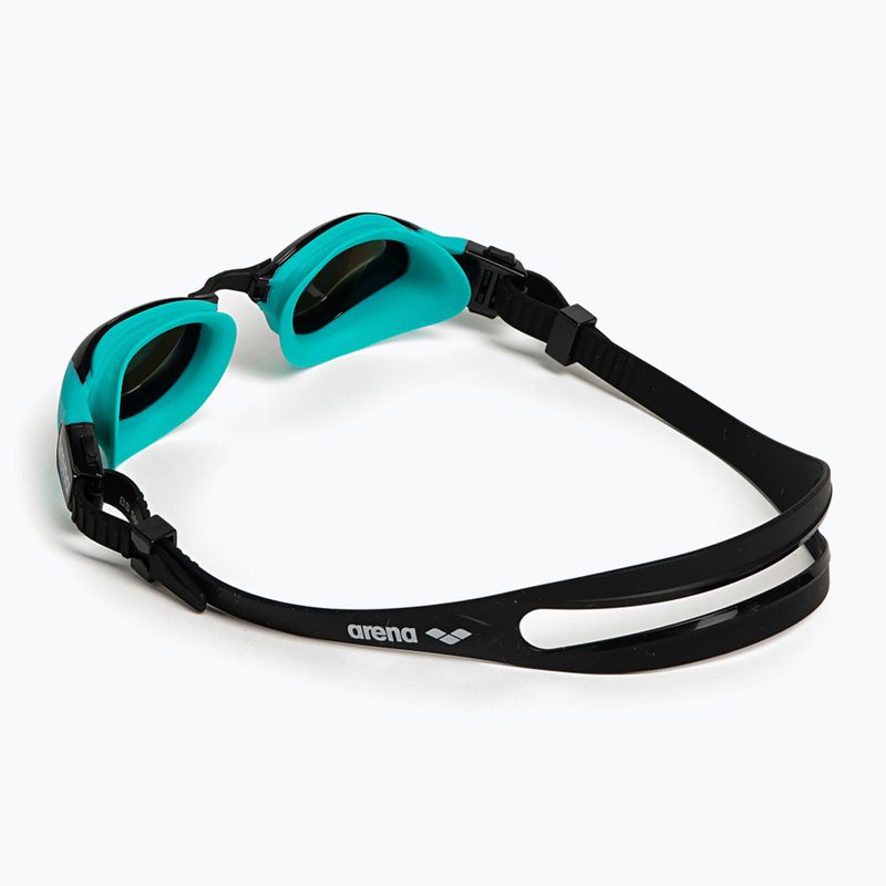 Arena swimming goggles Cobra Tri Swipe Mirror emerald/peacock 3