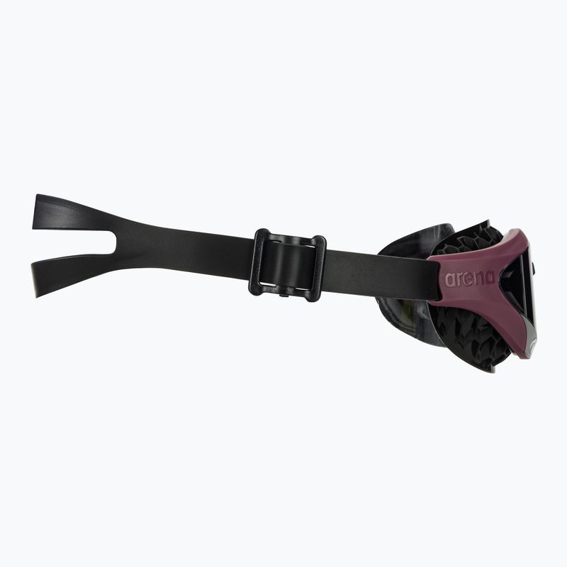 Arena swim goggles Air-Bold Swipe Mirror silver/red wine 3