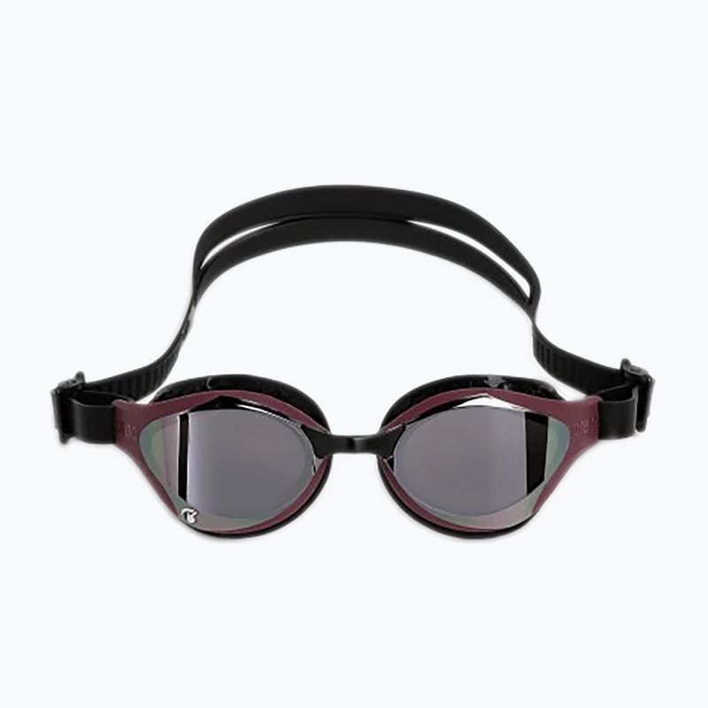 Arena swim goggles Air-Bold Swipe Mirror silver/red wine 7