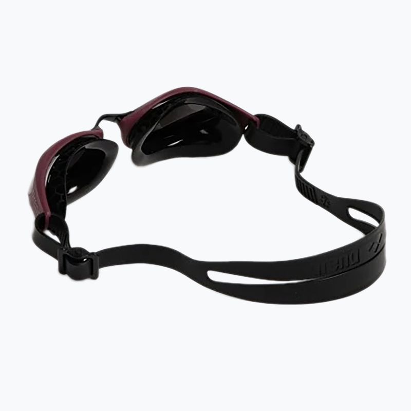 Arena swim goggles Air-Bold Swipe Mirror silver/red wine 9